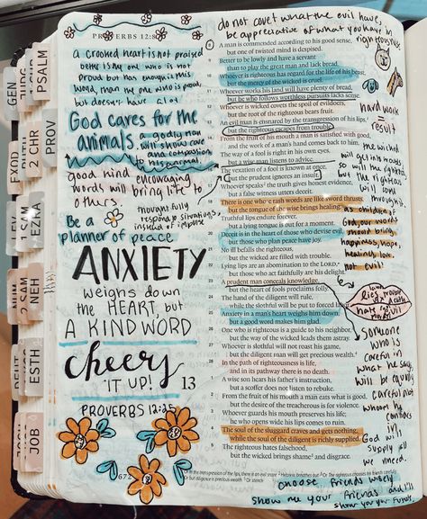 Proverbs 1 Journaling, Bible Study Notes In Bible, Annotated Bible Aesthetic, Proverbs 2 Bible Journaling, Bible Journaling In Bible, Bible Notes In Bible, Bible Decorations Ideas, How To Take Notes In Your Bible, Easy Bible Journaling