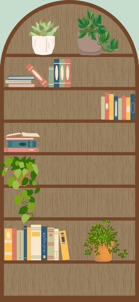 Empty Bookshelf Wallpaper, Empty Bookshelf, Bookshelf Illustration, Bookcase Wallpaper, Bookshelf Wallpaper, Pattern Wallpaper, Bookshelves, Phone Wallpaper, Bookcase