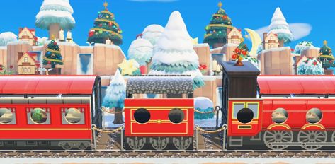 Train Animal Crossing, Acnh Railroad Path, Acnh Sprinkle, Acnh Train, Ticket Office, Acnh Inspo, Train Tickets, Train Tracks, The Train