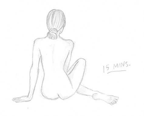 Women Sitting Poses Drawing Back, Girl Siting Art, Woman Sitting On Floor Drawing, Seated Woman Reference, Person Sitting From Behind Reference, Woman From The Back Drawing, Siting Pose Female Drawing, Girl Sit Drawing, Sitting Poses Back View