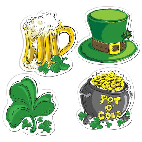 Irish Costumes, St Patricks Decorations, Valentine Phrases, Irish Theme, San Patrick, St Patrick's Day Decorations, Irish Saints, Theme Color, Crafting Paper