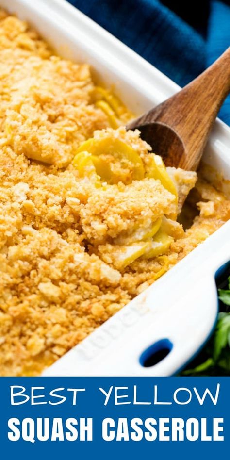 Baked Yellow Squash Recipes Casseroles, Best Squash Casserole, Easy Squash Casserole, Southern Squash Casserole, Yellow Squash Casserole, Yellow Squash Recipes, Summer Squash Recipes, Squash Casserole Recipes, Pasta Vegetariana