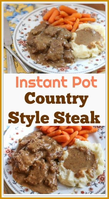 This is a step-by-step recipe on how to make delicious Instant Pot Country Style Steak. Country Style Steak is a favorite meal in many homes in the South. It is made with lightly battered cube steak that is cooked in a brown gravy and onions until tender. Cubed Steak And Gravy, Country Style Steak, Cube Steak Recipe, Cube Steak And Gravy, Steak And Gravy, Cubed Steak, Cube Steak Recipes, Fantastic Recipes, Hamburger Steak