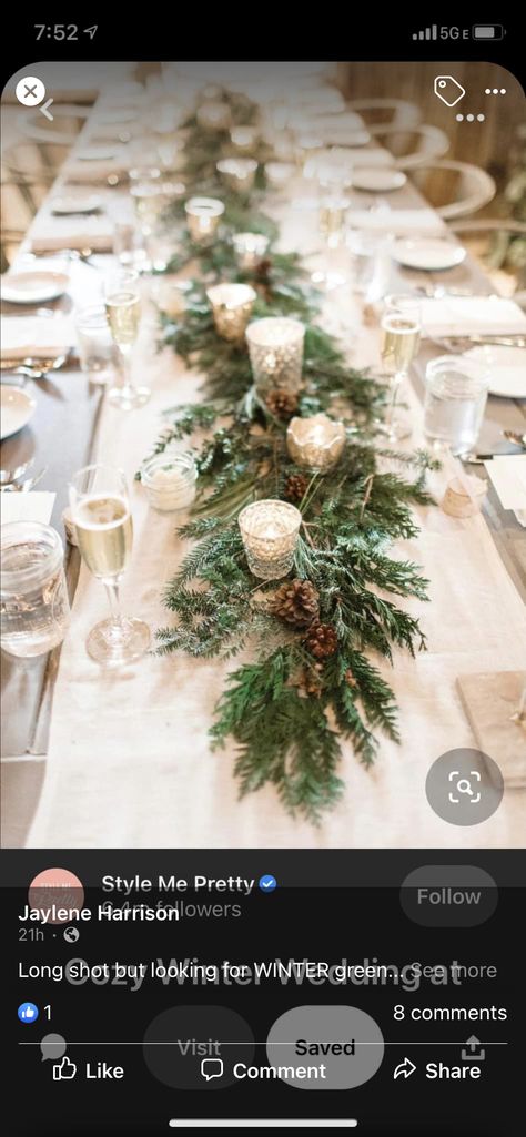 Winter Wedding Table Centerpieces, Winter Bridal Shower Decorations, Winter Bridal Shower Themes, Wedding Design Board, Christmas Wedding Inspiration, Christmas Bridal Showers, Bridal Table Decorations, Winter Wedding Table, Winter Wedding Centerpieces