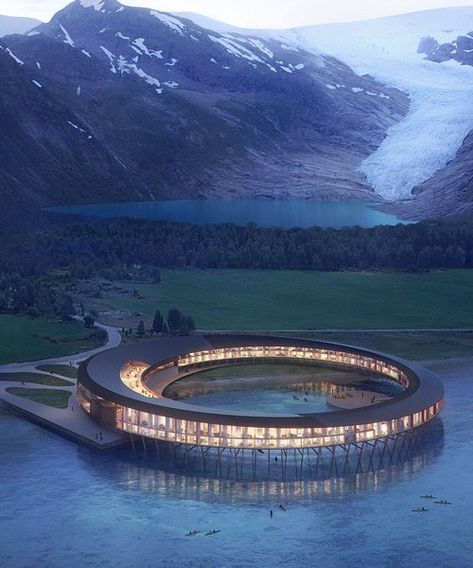 Norwegian Architecture, Underwater Restaurant, Arctic Circle, Design Hotel, Innsbruck, Futuristic Architecture, World Trade Center, Hotels Design, Architecture Firm