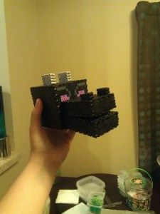 So I am glad I am not the only one with the crazy idea of making a Perler Enderdragon Ender Dragon Perler Beads, Crochet Ender Dragon, Ender Dragon Egg Display Minecraft, Minecraft Axolotl Perler Beads 3d, Skyrim Perler Beads, Minecraft Beads, Minecraft Ender Dragon, 3d Perler Bead, Hama Beads Minecraft