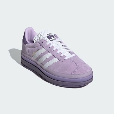 Purple Gazelle, Adidas Gazelle Bold, Gazelle Bold, Adidas Originals Gazelle, Cloud White, Adidas Gazelle, Yohji Yamamoto, Look Casual, Preston