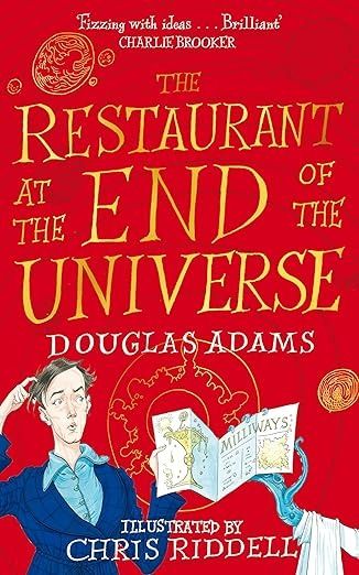 The Restaurant at the End of the Universe Illustrated Edition: 2 (Hitchhiker's Guide to the Galaxy Illustrated, 2): Amazon.co.uk: Adams, Douglas, Riddell, Chris: 9781529099133: Books End Of The Universe, Hitchhiker's Guide To The Galaxy, Chris Riddell, Butterfly Books, Hitchhikers Guide To The Galaxy, Evil World, Douglas Adams, Hitchhikers Guide, Guide To The Galaxy