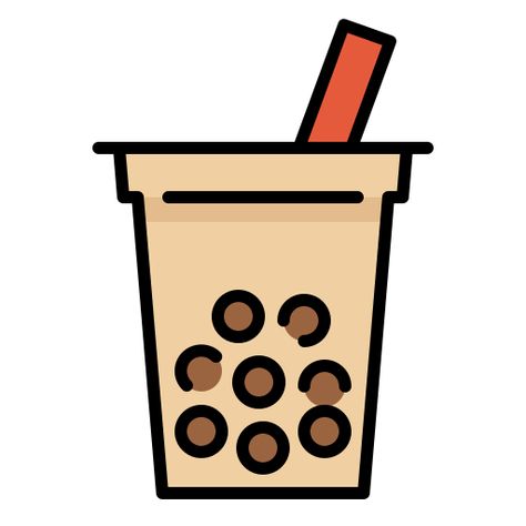 Boba Icon, Bubble Tea Icon, Tea Icon, Coffee Boba, Food And Restaurant, Flat Icon, Animated Icons, Bubble Tea, Color Samples