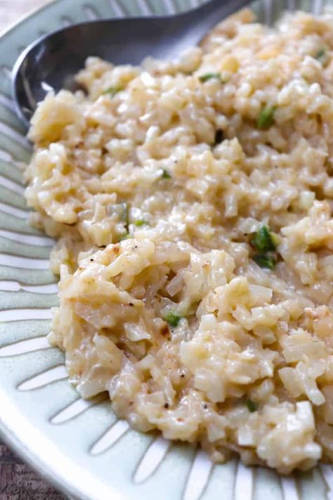 River Cauliflower Recipes, Shredded Cauliflower Recipes, Cauliflower Rice Risotto Recipes, Frozen Cauliflower Rice Recipes Healthy, Sauteed Cauliflower Rice Recipes, Frozen Cauliflower Rice Recipes, Loaded Cauliflower Rice, Riced Califlower Recipes, Creamy Cauliflower Rice