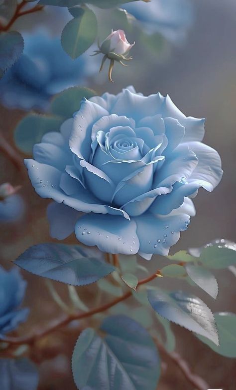 Fleurs Art Nouveau, Blue Roses Wallpaper, Light Blue Roses, Rose Flower Pictures, Beautiful Flowers Photos, Lovely Flowers Wallpaper, Unusual Flowers, Rare Flowers, Beautiful Flowers Wallpapers