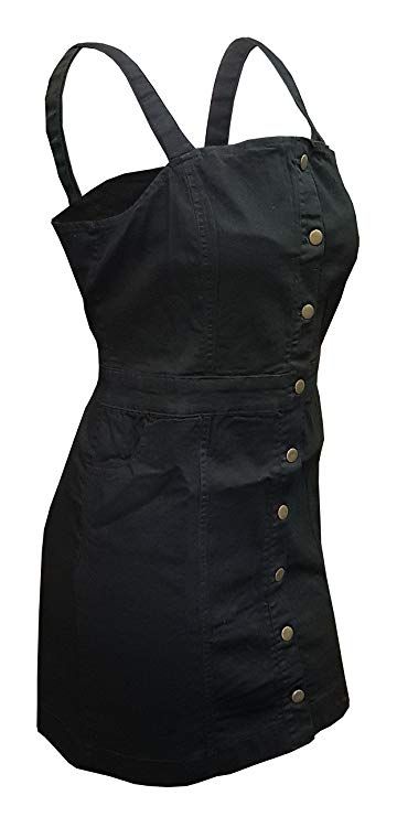 Top Fashion18 Plus Size Ladies Strappy Button Dungaree Front Pocket Denim Pinafore Dress (UK Size 14-28) #dress #casual #casualdresses #trendinginunitedkingdom #womensfashion #fashion #sponsored Womens Pinafore Dress, Denim Pinafore Dress, Denim Dungaree, Denim Pinafore, People Tree, Pinafore Dress, Polyester Dress, Dresses Uk, Womens Clothing Stores