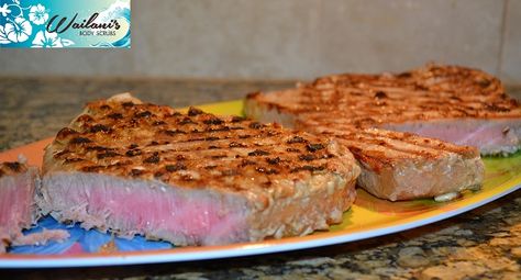 Ahi Tuna — Wailani's Marlin Recipes, Ground Bison Recipes, Recipe Using Ricotta, Fish Dishes Recipes, Pulled Pork Leftover Recipes, Whole Fish Recipes, Marshmallow Fluff Recipes, Tuna Steak Recipes, Poptart Recipe