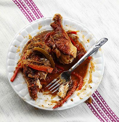 Poulet Creole (Haitian Stewed Chicken) | SAVEUR Chicken Poulet, Stewed Chicken, Digital Cookbook, Haitian Food, Haitian Food Recipes, Creole Recipes, Island Food, Chicken Stew, Chicken Recipes Casserole