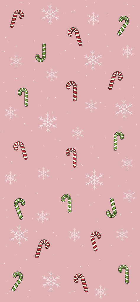 Candy Cane Iphone Wallpaper, Pink Candy Cane Wallpaper, Candy Canes Aesthetic, Candy Cane Wallpaper, Aesthetic Iphone Backgrounds, Winter Widgets, Candy Cane Background, Christmas Lockscreen, Fireplace Tv Wall Decor