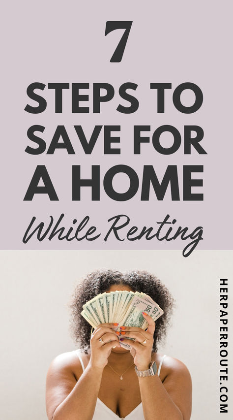 Do you have big dreams of buying a home of your own? Maybe you want to buy a house, but right now, you’re renting and are unsure how to start from where you are and get to where you want to be. Finding out how to save for a house while renting is simple enough; just follow these steps! How To Save For A House, Save For A House, Saving For A House, Staying Motivated, Buy A House, Buying A Home, Down Payment, Improve Mental Health, Frugal Living Tips