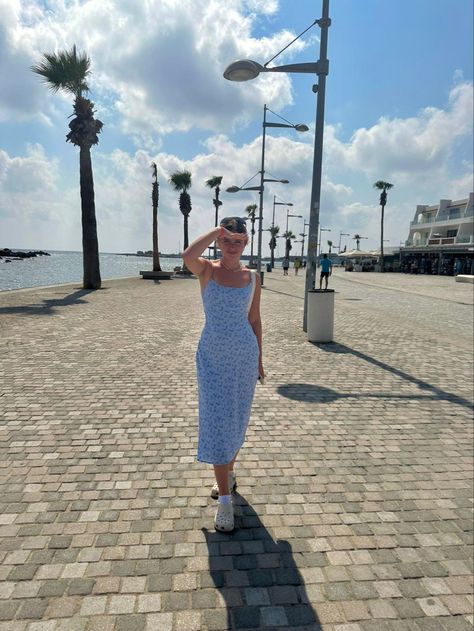 Paphos cyprus european summer aesthetic maxi dress ootd outfit idea blonde hair beach aesthetic ig story inspo Cyprus Outfits Summer, Cyprus Aesthetic Outfits, Paphos Aesthetic, Cyprus Outfit Ideas, Cyprus Outfit, Cyprus Outfits, Aesthetic Maxi Dress, Blonde Hair Beach, Aesthetic Ig Story