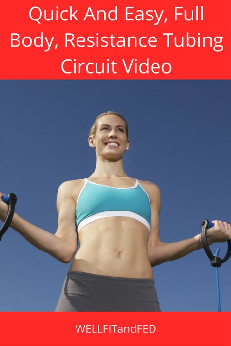 Resistance tubing or bands are one of the quickest and easiest ways to get in shape fast. Tabata, Hiit, or any circuit or interval workout can include these fantastic workout tools! Checkout this great article on beginner resistance bands. http://www.wellfitandfed.com/fit/quick-and-easy-full-body-resistance-tubing-circuit-video/ Workout Tools, Get In Shape Fast, Best Resistance Bands, Resistance Tube, Band Exercises, Interval Workout, Health Board, Fitness Tools, Resistance Bands