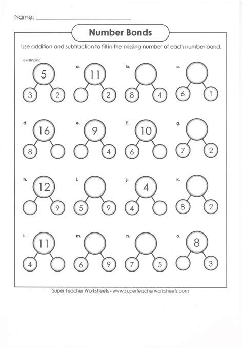 Number Bonds Kindergarten, Reception Maths, Number Bonds Worksheets, Maths Learning, Number Worksheets Kindergarten, Punctuation Worksheets, 20 Number, First Grade Math Worksheets, Number Bond