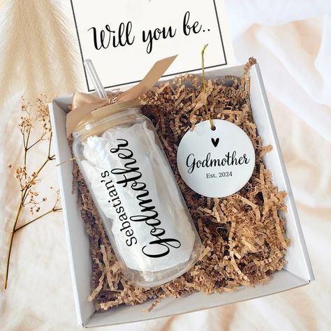 BelierHandmade - Etsy Announcing Pregnancy, Gift For Godmother, Baptism Decor, The Godmother, Godmother Proposal, Pregnancy Pics, God Mother, Maternity Photography Poses Pregnancy Pics