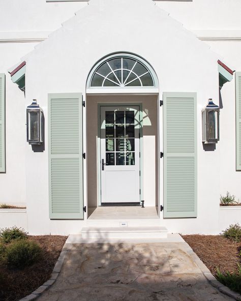 Lucky us! Green shutters in all shades add a pop of color to your home and are the perfect fit for all styles of homes, from traditional to seaside. #stpatricksday #lucky #customhomes Styles Of Homes, Green Shutters, Shutter Blinds, Pop Of Color, St Patrick’s Day, Shutters, Custom Homes, Blinds, Color Pop