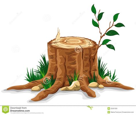 Cartoon Trees, Bunny Painting, Image Nature, Background Drawing, Black And White Tree, Cartoon Background, Tree Stump, Free Clip Art, Free Illustrations