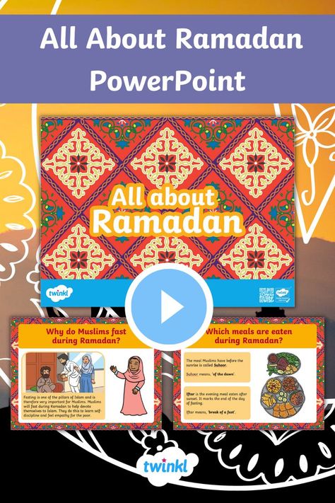 A Powerpoint for teachers and children to describe all about ramadan and what ramadan is Ramadan Presentation, What Is Ramadan, Ramadan Activities For Kids, Ramadan Kids, Pillars Of Islam, About Ramadan, Ramadan Activities, Teaching Children, Crafts Cards