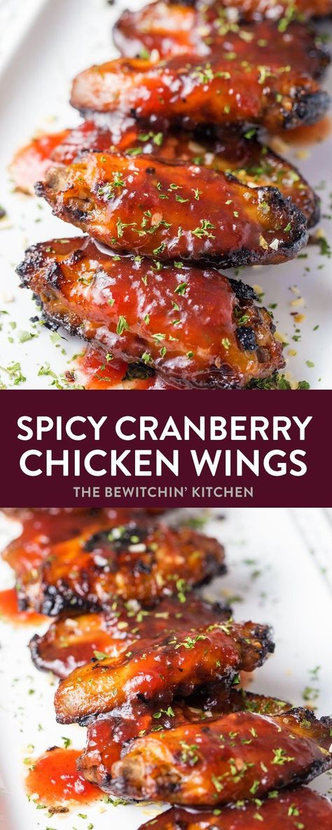 Appetizers Meat, Chicken Cranberry, Easy Cranberry Sauce, Keto Meat, Wings Chicken, Recipes Spicy, Wing Sauce Recipes, Game Day Recipes, Spicy Wings