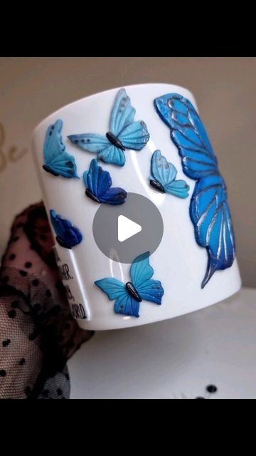 Polymer Clay Mugs, Polymer Clay Mug, Clay Mug, Clay Mugs, Unique Personalized Gift, Polymer Clay Projects, Personalised Gifts, Clay Projects, Gift Shop