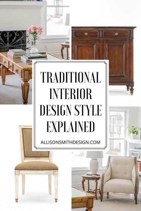 Traditional Chic Home Decor, Traditional Furniture With Modern Decor, American Traditional Decor, Classic Traditional Home Decor, Traditional Interior Design Style, What Is Transitional Style, Modern Traditional Interior Design, Traditional Home Interiors, Traditional Sitting Room