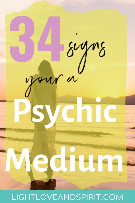 Have you ever wondered if you were a medium? Here are the 34 signs you are a psychic medium! Questions To Ask A Psychic Medium, Psychic Quotes, Clairvoyant Psychic Abilities, What Is Energy, Psychic Ability, Being Watched, Healing Spirituality, Energy Healing Spirituality, Vivid Dreams