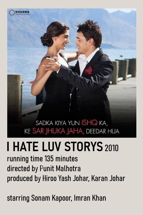 reimagined i hate luv storys bollywood movie poster #ihateluvstorys #sadka #bintere #sonamkapoor #imrankhan I Hate Luv Storys, Old Bollywood Movies, Love Story Movie, Bollywood Theme, Pretty Movie, Something Funny, Most Paused Movie Scenes, Iconic Movie Posters, Iconic Poster