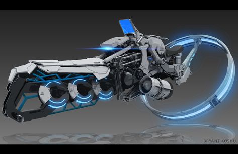 Powered Exoskeleton, Hover Bike, Space Ships Concept, Space Ship Concept Art, Super Bike, Starship Concept, Futuristic Motorcycle, Concept Motorcycles, Blue Lights