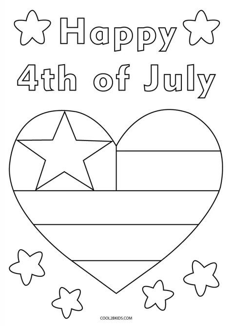 4th Of July Coloring Pages, July Coloring Pages, Happy 4 Of July, Coloring Pages For Kids, Free Printable, Free Printables, 4th Of July, Coloring Pages, For Kids