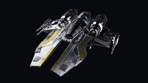 Star Wars Starfighter, Star Wars Ships Design, Space Fighter, Star Wars Spaceships, Star Wars The Old, Space Ship Concept Art, Starship Concept, Star Wars Models, Star Wars Vehicles