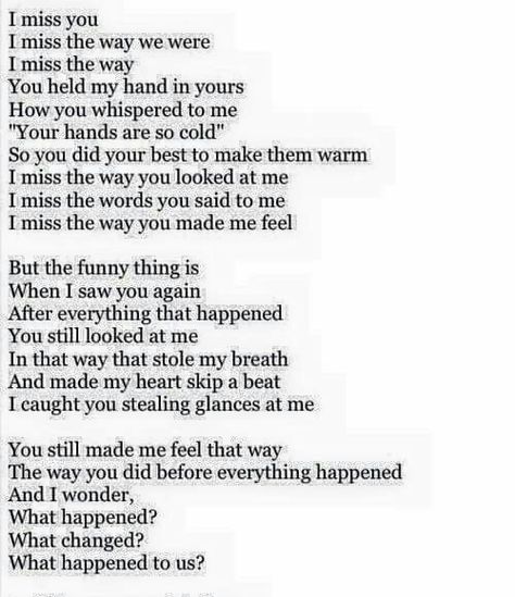 Words Mean Nothing, Give Me A Chance, Hold My Hand, Look At Me, I Miss You, I Missed, Miss You, You And I, Healthy Living