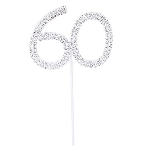 LEORX Cake Topper for 60th Wedding Anniversary Birthday P... https://www.amazon.co.uk/dp/B018JNIXFS/ref=cm_sw_r_pi_dp_x_UzJ7zbDC42JXT 60 Anniversary Decorations, 60th Wedding Anniversary Decorations, 60th Wedding Anniversary, Rhinestone Cake Topper, 60 Wedding Anniversary, Birthday Items, Silver Numbers, Anniversary Decorations, Birthday Numbers