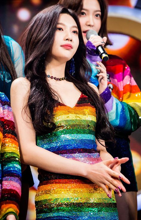 RO98480047_w1000_h0 | Red Velvet | Flickr Rainbow Dress, Dark Hair, Red Velvet, Velvet, Rainbow, Red, Hair, Dresses, Instagram