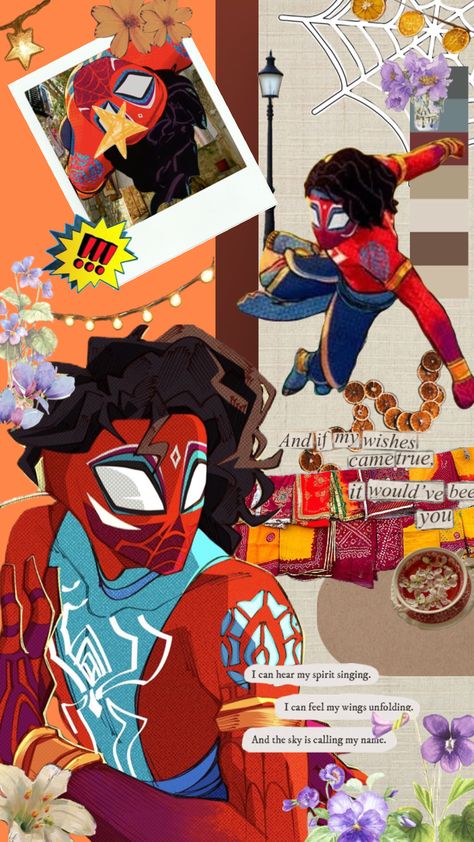 Spiderman Fanart, Pavitr Prabhakar, Miles Morales Spiderman, Spiderman 3, Spider Gwen, Character Wallpaper, Spiderman Art, Amazing Spiderman, Spider Verse