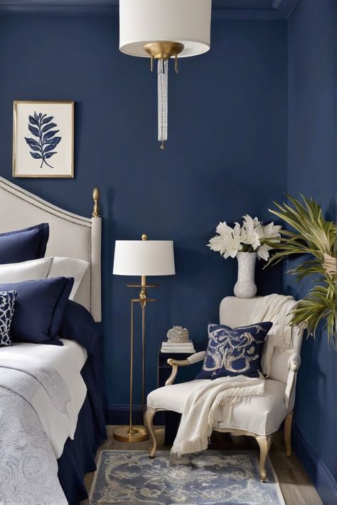 NavyBlueBliss, 2024PaintColors, ExploreTheDepths, PaintInspiration Farmhouse Navy Paint Colors, Dark Blue Interior Paint Colors, Popular Navy Paint Colors, 2024 Blue Paint Colors, Navy Blue Wall Paint, Navy Wall Paint, Colors With Navy Blue, Navy Paint Color, Blue Paint Swatches