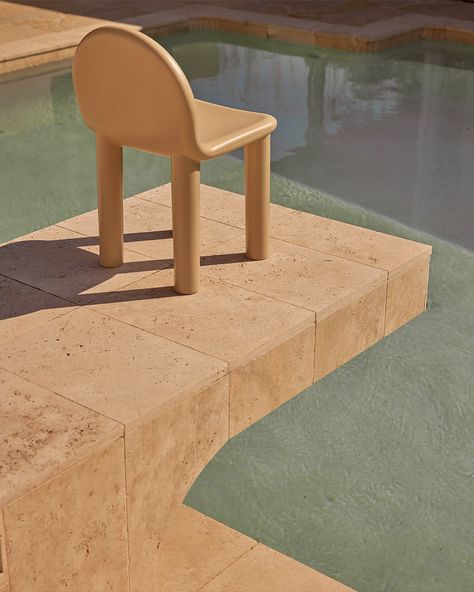 Ellison Studios, Sarah Ellison, Cmf Design, Organic Elements, Outdoor Dining Chair, The Arch, Light Texture, Outdoor Dining Chairs, Australian Design