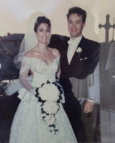 Retro Weddings, 1980s Wedding, Famous Wedding Dresses, 70s Wedding Dress, Rita Wilson, 1970 Fashion, Celebrity Wedding Photos, 1970s Wedding, Annette Funicello