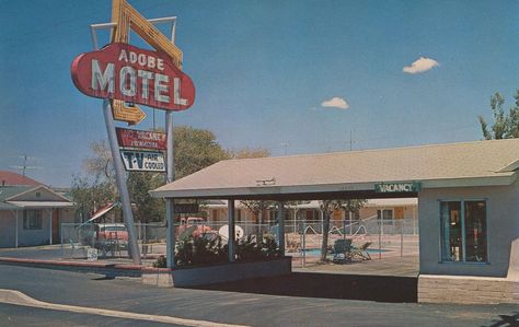 Adobe Motel - Mojave, California | Flickr - Photo Sharing! Mojave California, Arizona History, Vintage Arizona, Vintage Architecture, Vintage Hotels, Gas Stations, American Travel, Rv Parks, Heated Pool