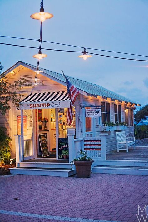 Shrimp Shack Cafe - Florida Seaside Cafe, Seaside Restaurant, Seaside Fl, Restaurant Exterior, Seaside Florida, Beach Haven, Old Ways, Beach Cafe, Beach Shack