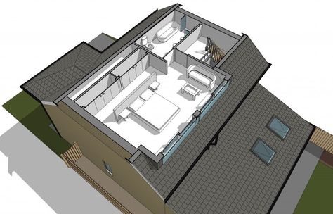 Loft Conversion Ideas Layout, Loft Conversion Layout, Loft Conversion Ideas, Loft Conversion Plans, Single Storey Extension, Loft Conversions, Moving Home, Extension Designs, Garage Conversion