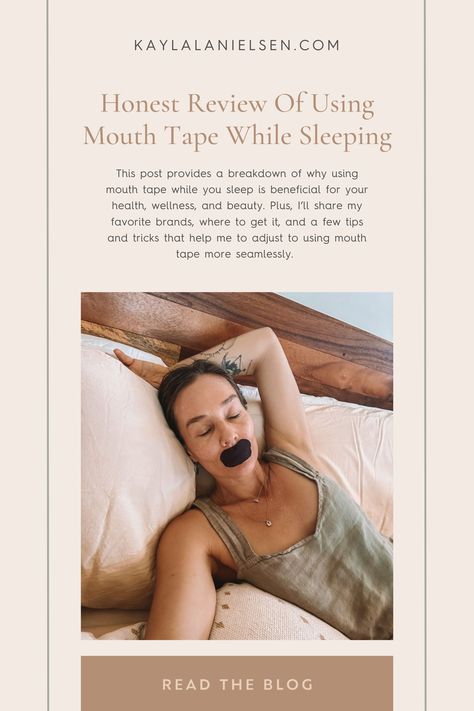 Join me on a three-month adventure with mouth tape! I'm dishing out an honest review on its benefits for health, wellness, and beauty. From favorite brands to handy tips, this post has everything you need to know for a seamless transition into the world of mouth tape while you sleep. #SleepWellWithTape #MouthTapeExperience #WellnessJourney Mouth Taping For Sleep Benefits, Benefits Of Mouth Taping, Mouth Taping Benefits, Mouth Tape For Sleeping, Mouth Taping For Sleep, Mouth Taping, Lung Lobes, Homemade Mouthwash, No Lips