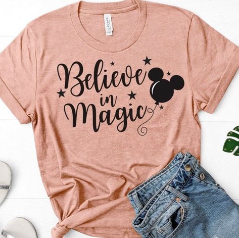 Believe in Magic Disney Shirt Disney Shirt Magic Kingdom | Etsy Disney Matching Shirts, Magic Kingdom Shirt, Disney Family Shirts, Disney T Shirts, Cute Disney Outfits, Matching Disney Shirts, Disney World Outfits, Disney Trip Shirts, Disney T Shirt