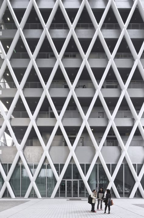 Hong Kong Institute of Design / CAAU Building Skin, Building Facade, Building Structure, Architecture Exterior, Gothic Architecture, Facade Architecture, Facade Design, Facades, Contemporary Architecture