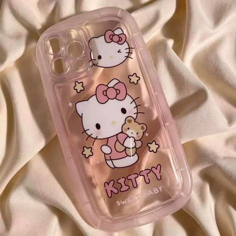 Headphone Accessories, Collage Phone Case, Hello Kitty Items, Phone Design, Phone Covers, Cool Items, Cute Pink, Iphone 11, Hello Kitty