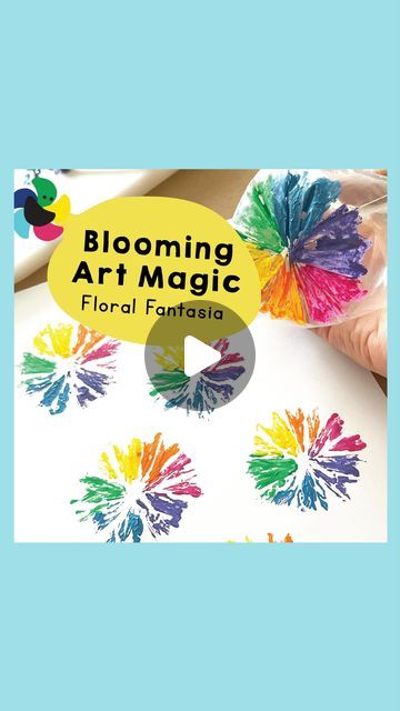 Chana Favors on Instagram: "Blooming Art Magic! 🌸✨ Experience the magical transformation of basic balloon stamping into vibrant flower masterpieces. 🎈🎨 This effortless DIY adventure is tailor-made for parents, teachers, and craft enthusiasts alike. Unleash your creativity effortlessly! 🌟

❤️ Like,  Share, and Save for future inspiration.

🌟Follow @chanafavors for fresh ideas every week!  #ChanaFavors

.
.
.
.
.
.

#kidsactivities #finemotorskills #finemotoractivity #finemotor #preschoolactivities #preschoolathome #preschoolplay #preschoolfun #playideas #easyplayideas #diyplayideas #montessoriathome #montessoriactivity  #artactivity #artforkids #preschoolartactivity" Craft Activities For Toddlers, Spring Arts And Crafts, Toddler Projects, Magical Transformation, Future Inspiration, Learn Watercolor Painting, Tori Kelly, Art Magic, Learn Watercolor